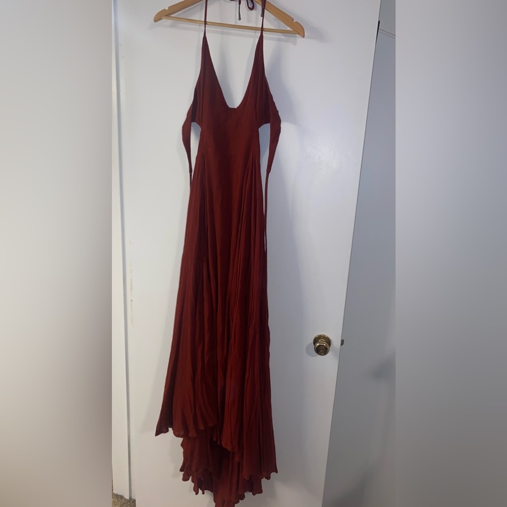 Free People Lille Maxi Dress By Endless Summer in burnt orange size M